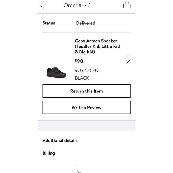 Geox Arzach sneaker size Toddler 9 - Picture 8 of 12